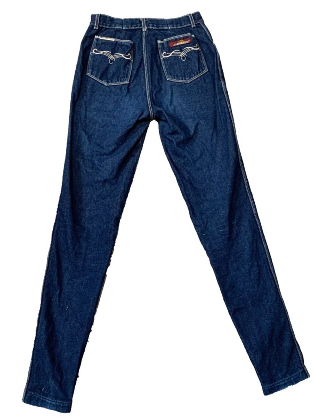VTG 70s 80s Dark Wash Jordache Denim Jeans 24 x 30 High Waisted Slim Fit Tapered